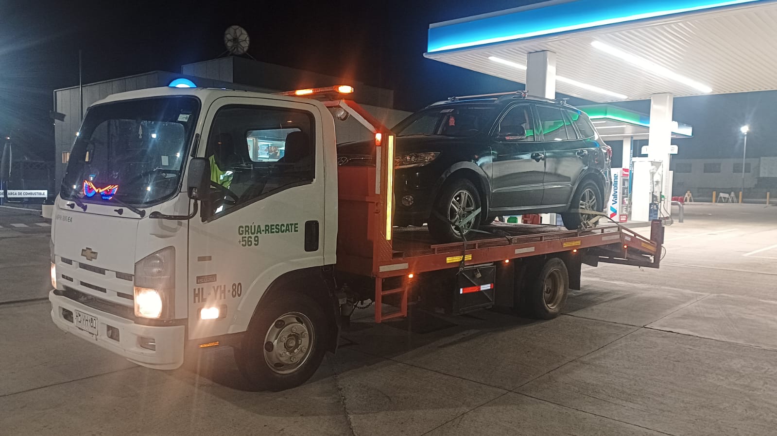 Servicio de grúa nocturno en Collipulli